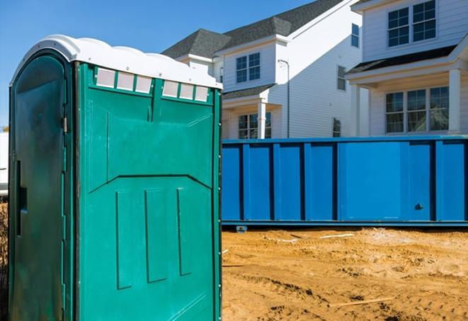 portable restrooms for weddings featuring modern amenities and classy design in Anderson